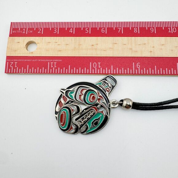 Signed Joe Wilson Orca Pendant – Symbol of Strength Canada Indigenous Artisan - Picture 11 of 11
